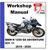 Thumbnail BMW R 1250 GS ADVENTURE K51 11 2019 2020 WORKSHOP SERVICE MA